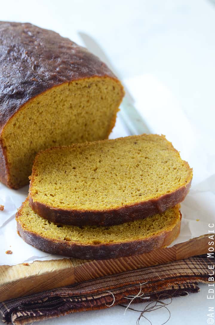 Warm-Spiced Pumpkin Yeast Bread