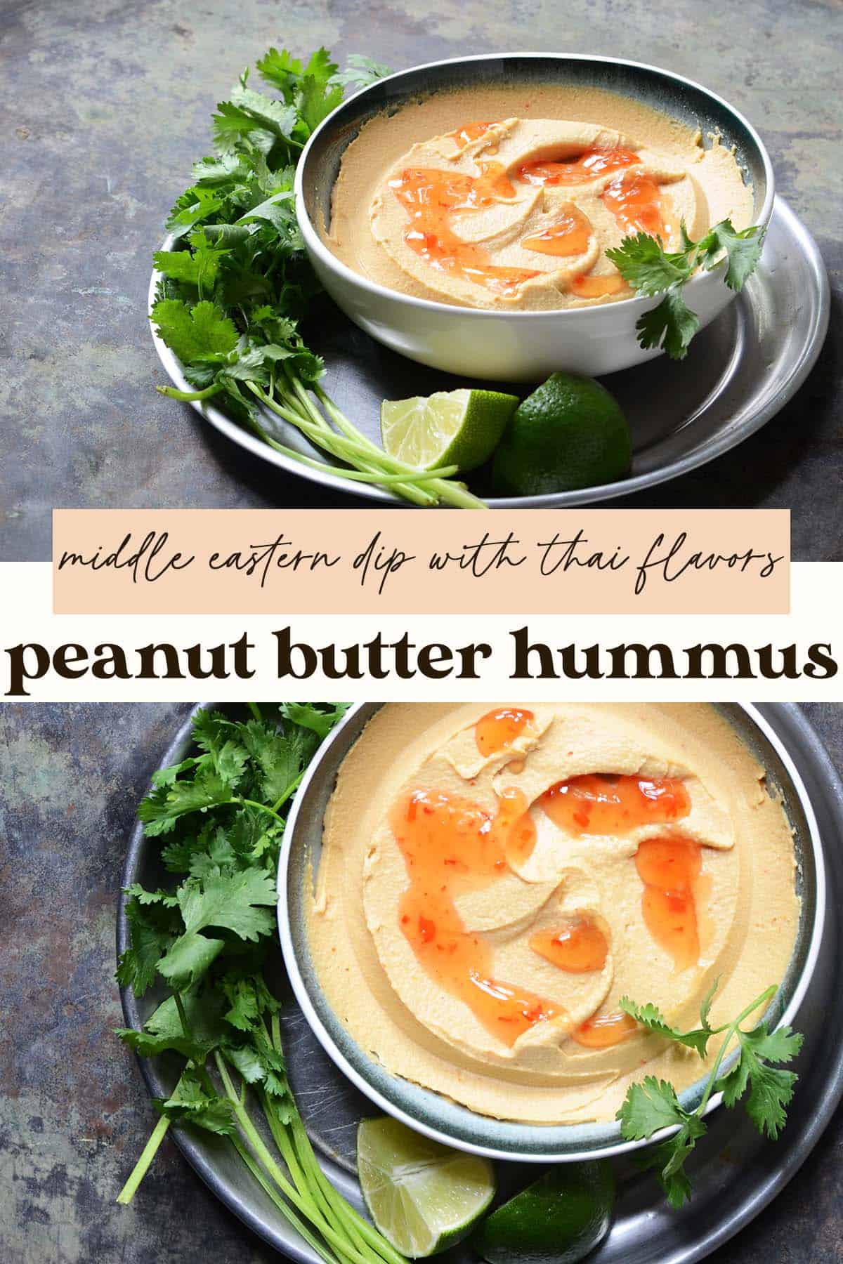 peanut butter hummus pin