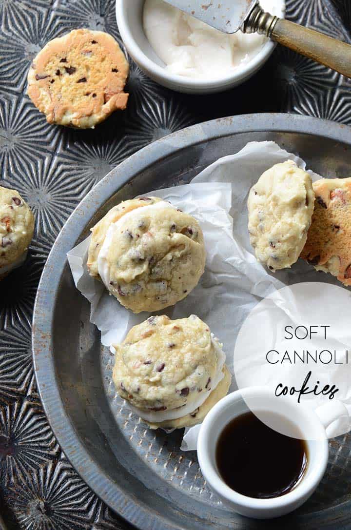 soft cannoli cookies graphic