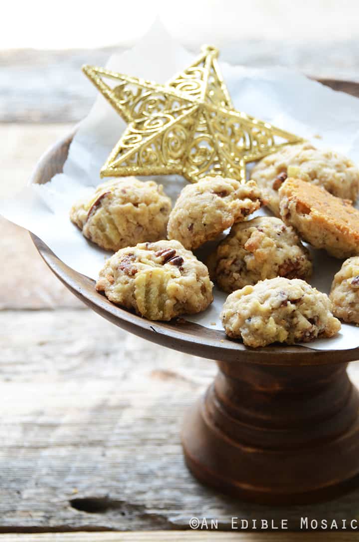 Maple Pecan Potato Chip Shortbread Cookies 4