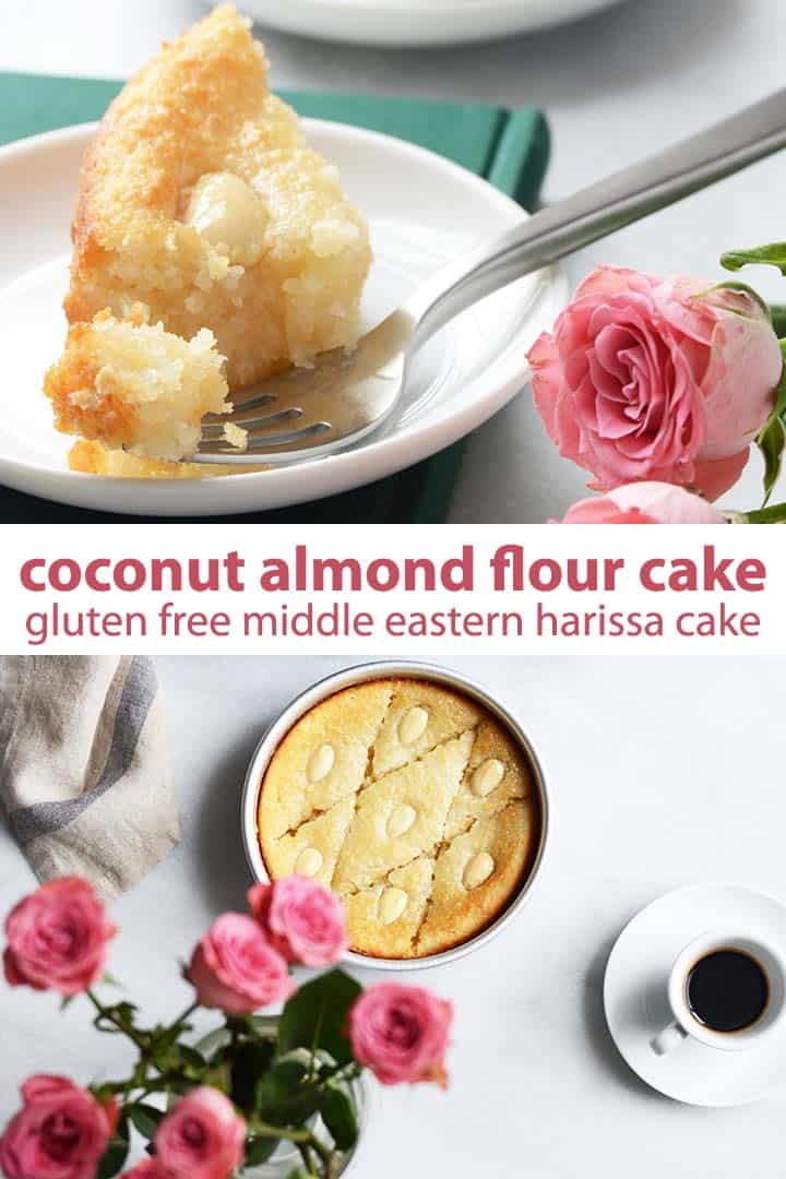 Coconut Almond Flour Cake Recipe Pin