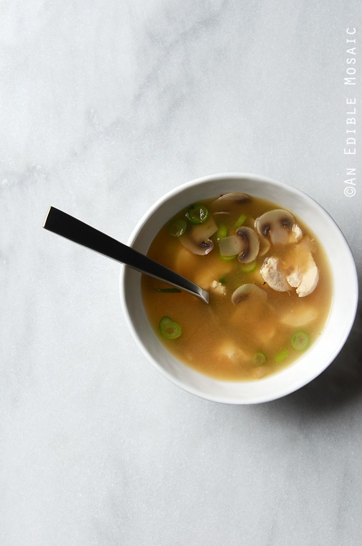 Easy Miso Chicken Soup 1