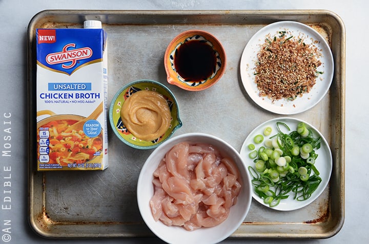 Miso Chicken Soup Ingredients