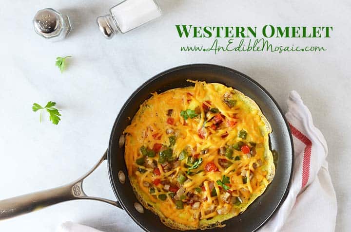 Western Omelette with Description