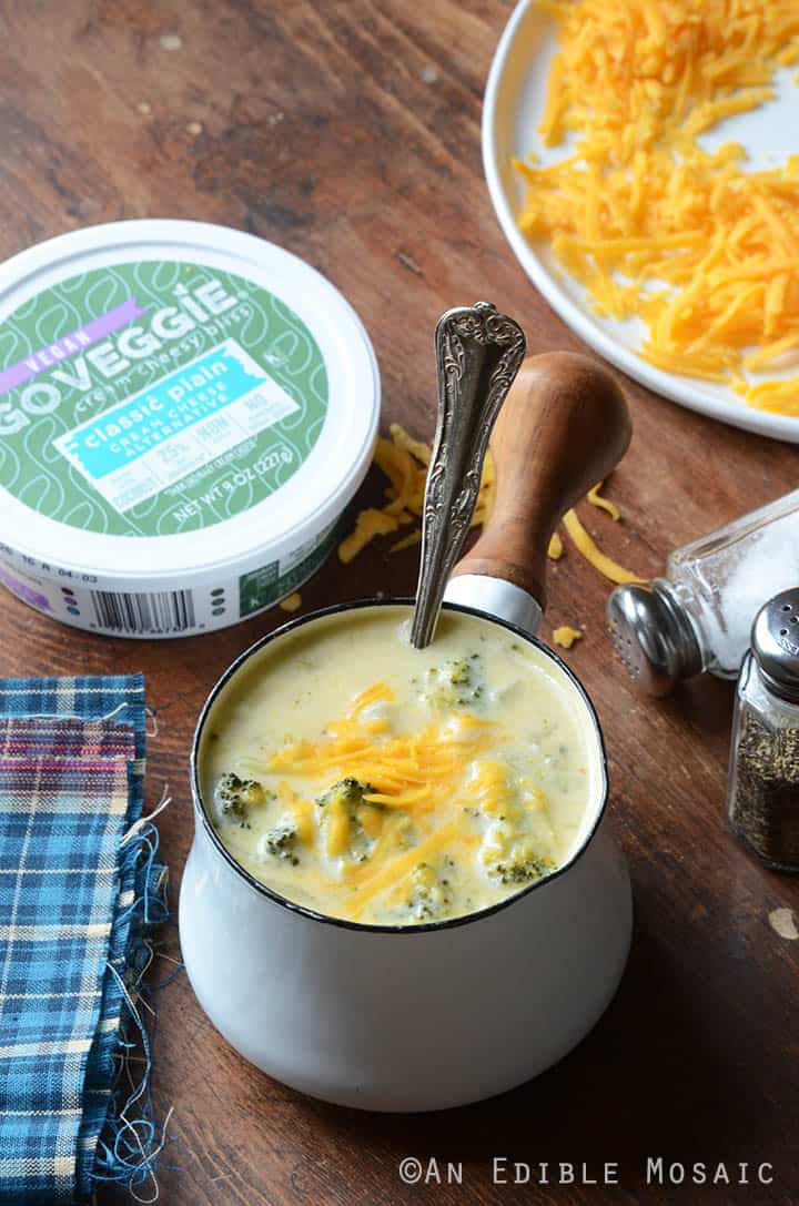 Broccoli Cheddar Soup {Gluten-Free; Lactose-Free} 3