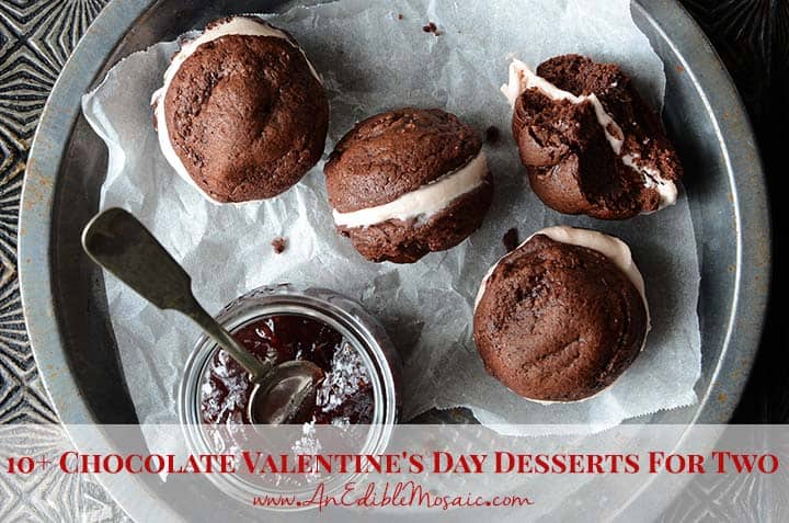 Romantic Chocolate Valentine's Day Dessert Recipes for Two with Description