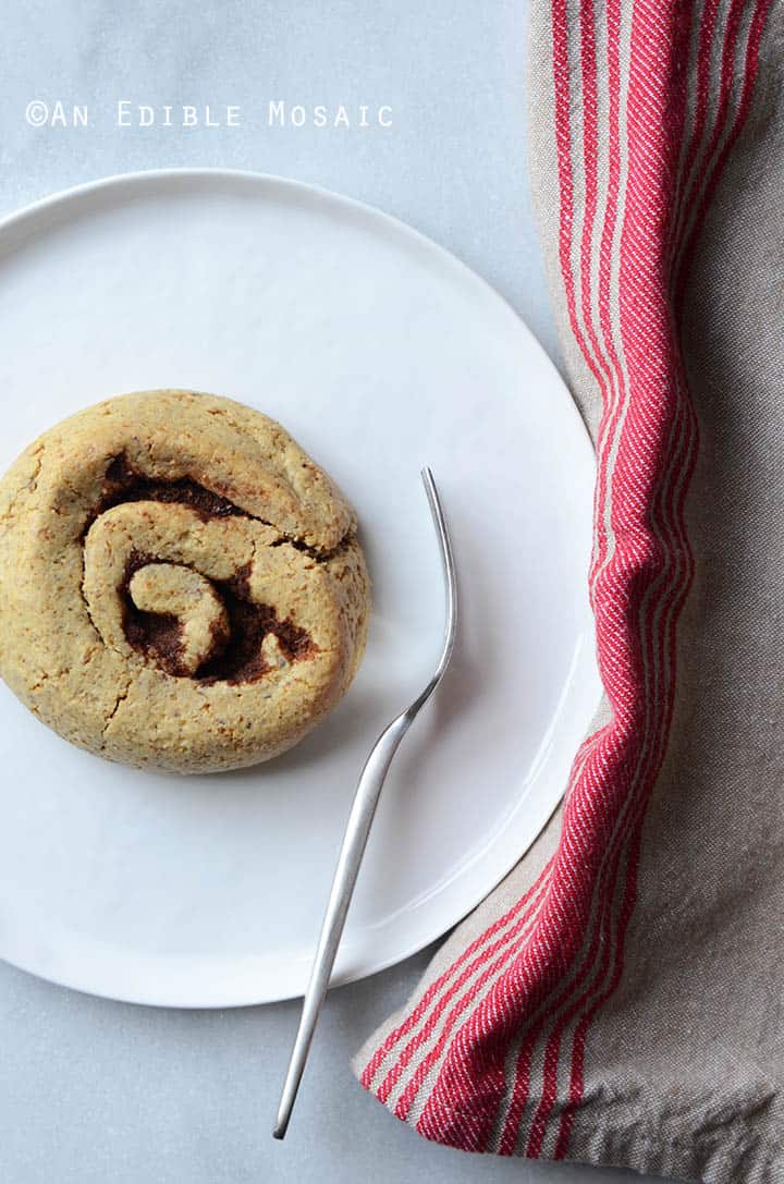 The Best Paleo Cinnamon Roll for One 2