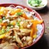 healthy orange chicken recipe featured image