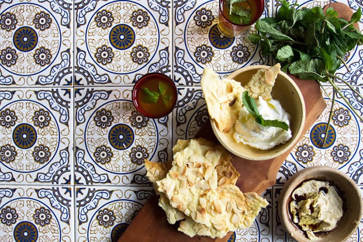 Gluten-Free Almond Lavosh Crackers