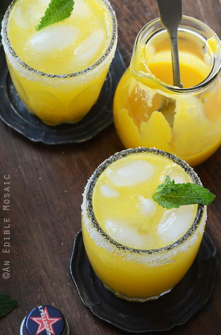 Mango Meyer Lemon Margarita Mocktails 4
