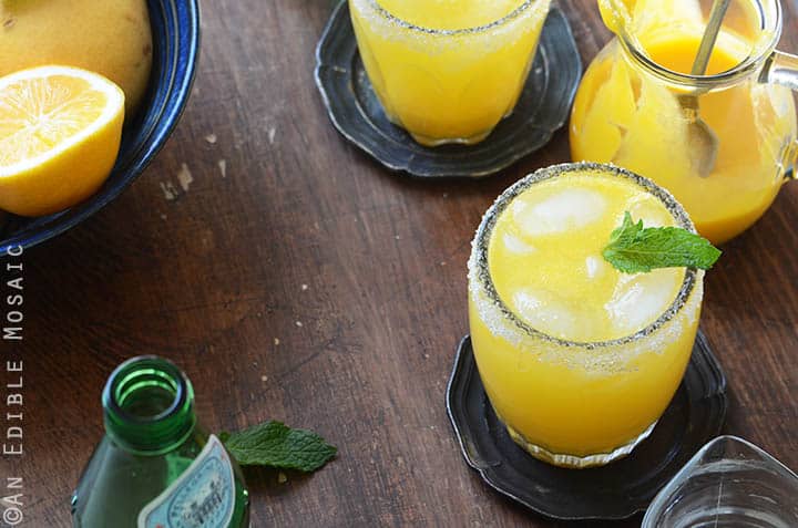 Mango Meyer Lemon Margarita Mocktails 6