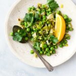 sauteed peas featured image