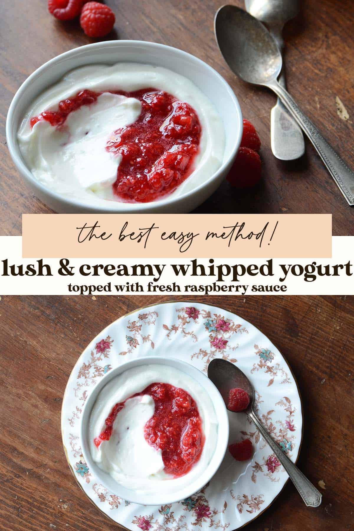 whipped yogurt pin