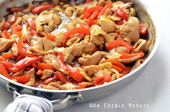 30-Minute Thai-Inspired Cashew Chicken Skillet Supper {Paleo} 2