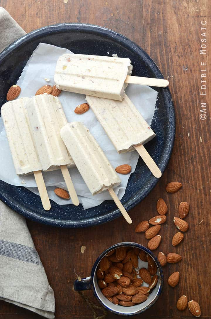 Cinnamon and Toasted Almond Dulce de Leche Cheesecake Popsicles 4