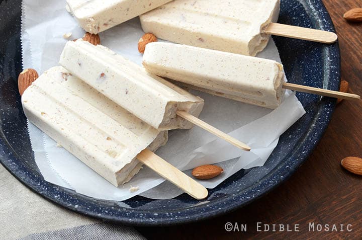 Cinnamon and Toasted Almond Dulce de Leche Cheesecake Popsicles 5