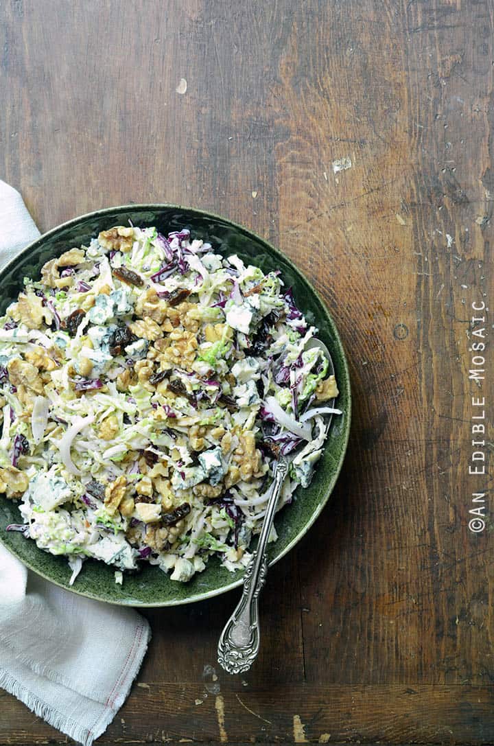 Creamy Coleslaw with Tart Cherries, Blue Cheese, and Toasted Walnuts 2