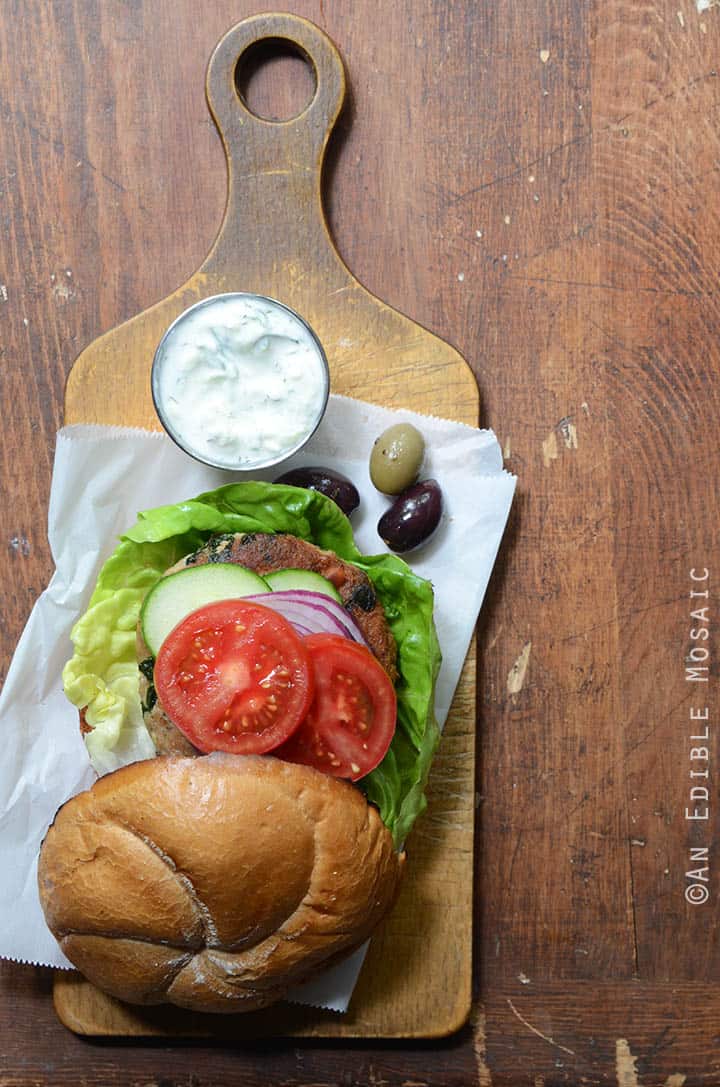 Spanakopita Turkey Burgers 3