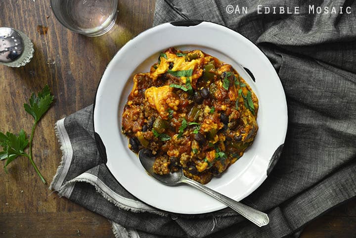 Weeknight Cheesy Beef Skillet Chili 3