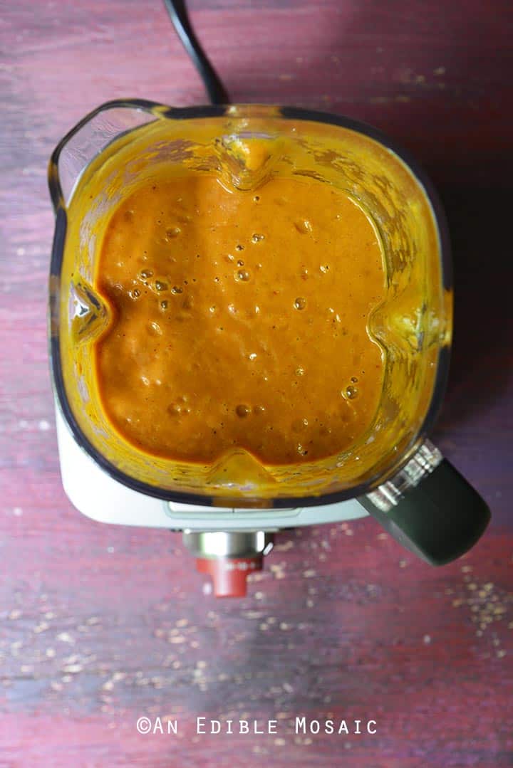 Ancho Chili Peach Blender BBQ Sauce 2