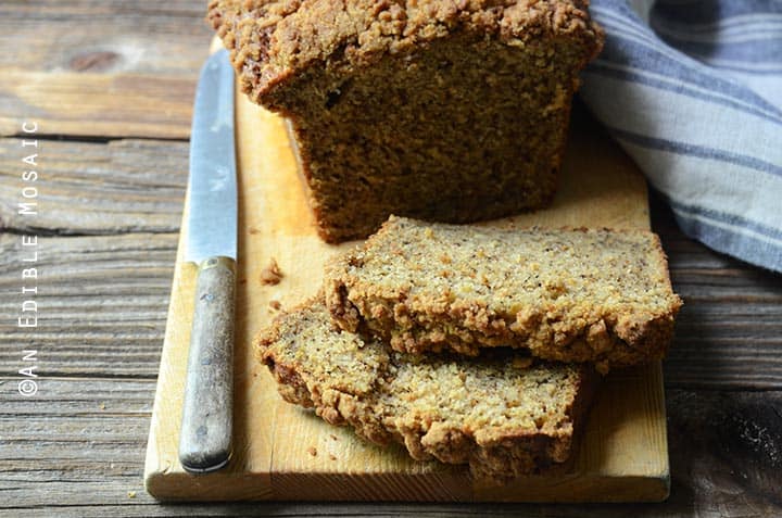 Chai-Spiced Spaghetti Squash (or Pumpkin) Crumble-Topped Loaf Cake 5