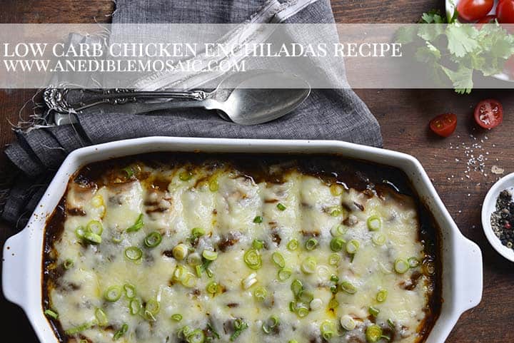 Low Carb Chicken Enchiladas Recipe with Description