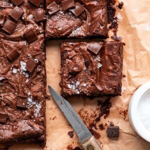 nutella brownies featured image