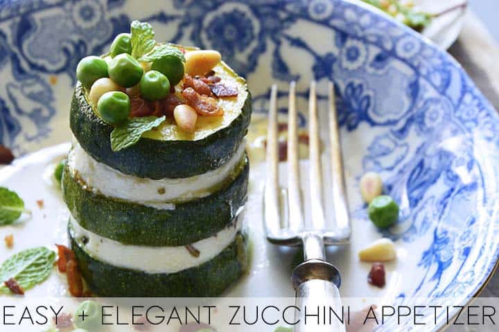 easy and elegant zucchini appetizer with description