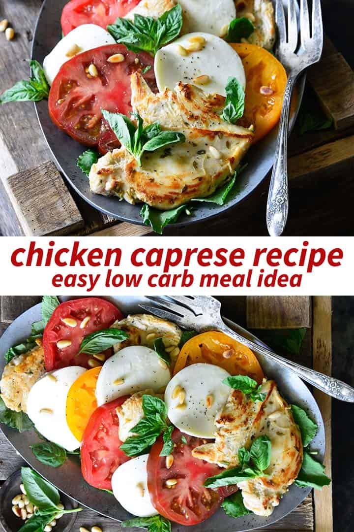 Chicken Caprese Recipe Pin