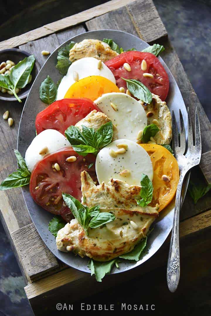 Chicken Caprese Recipe with Lemon and Thyme