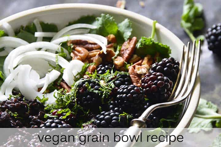 Vegan Grain Bowl Recipe with Description