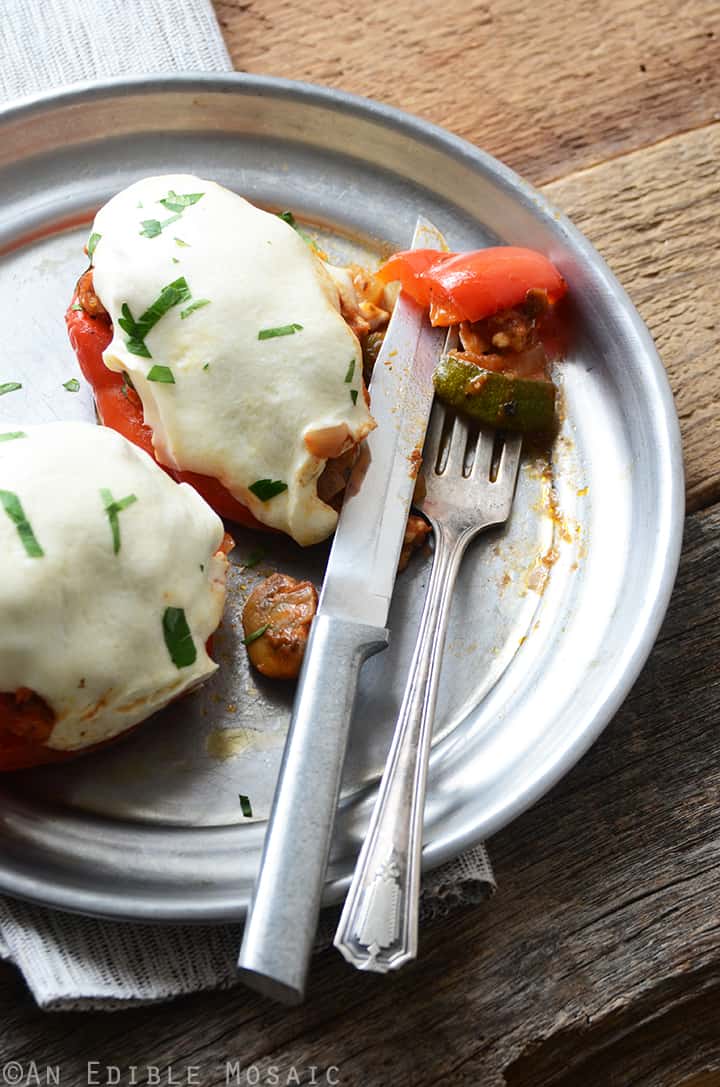 Pizza Stuffed Peppers