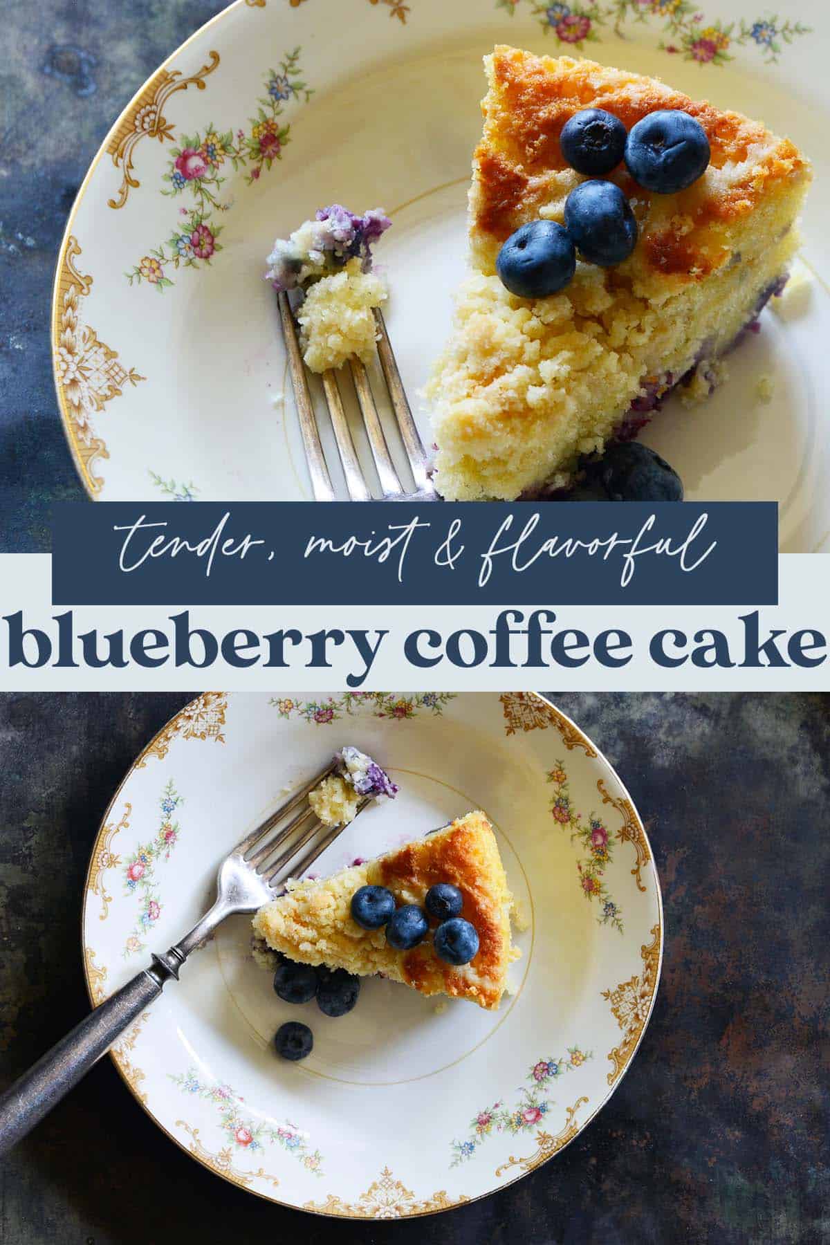 blueberry coffee cake pin