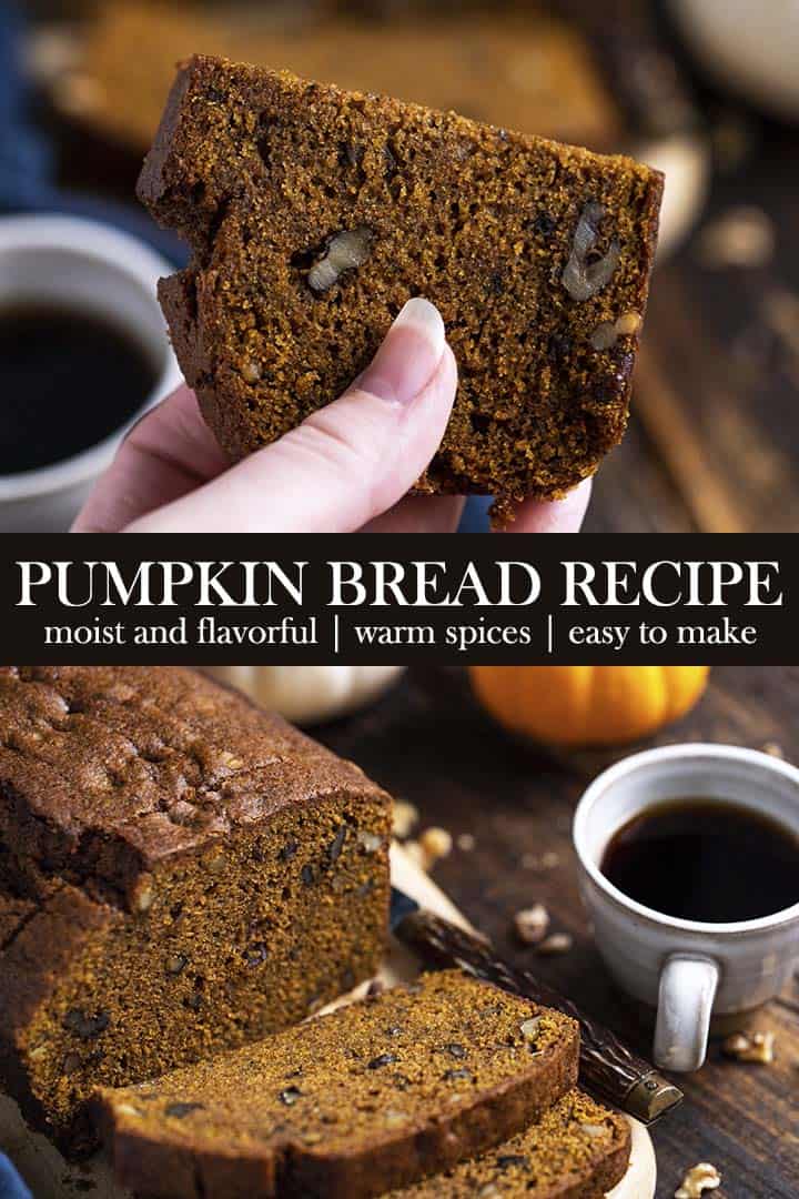 pumpkin bread recipe pin