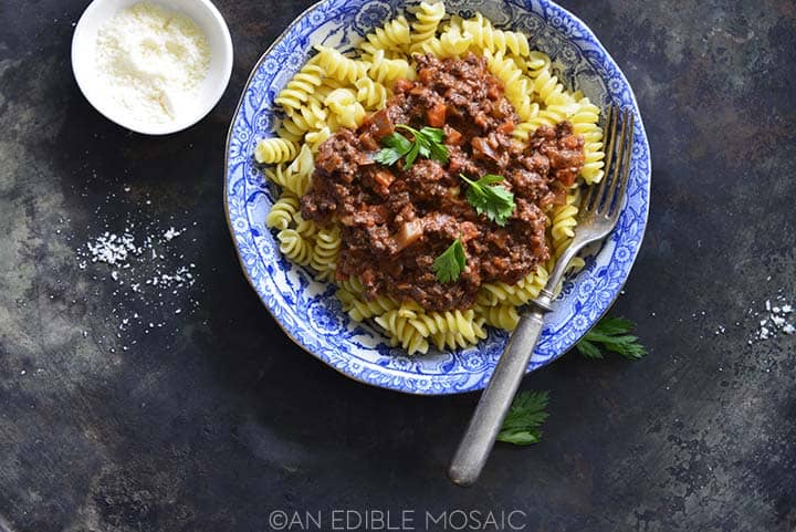 weeknight beef bolognese