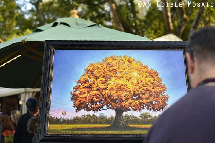 Golden Tree Painting