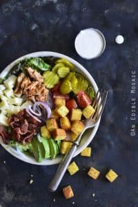 Keto BBQ Chicken Salad Bowl