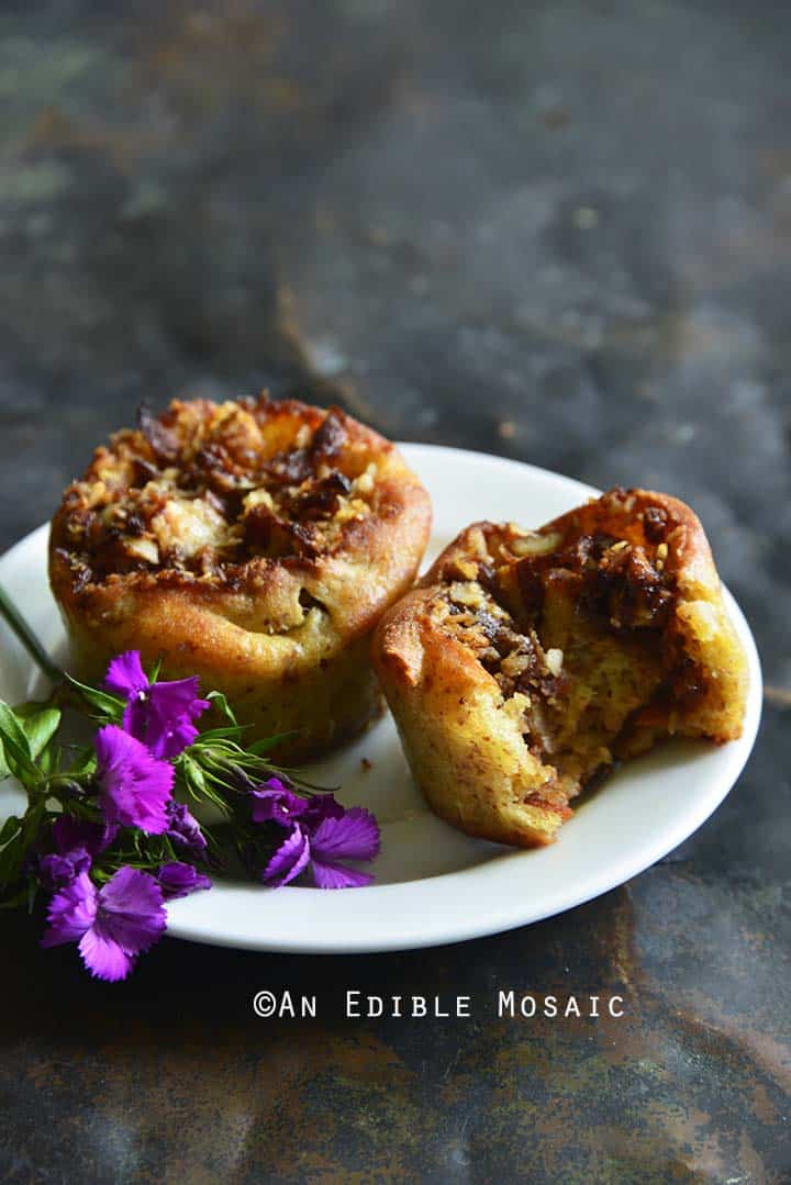 Front View of Low-Carb Fathead Carrot Cake Sticky Buns