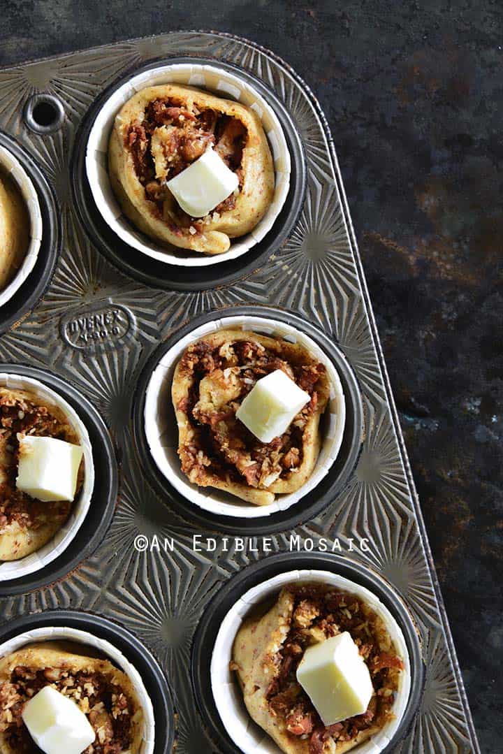 Pre-Baking Low-Carb Fathead Carrot Cake Sticky Buns 