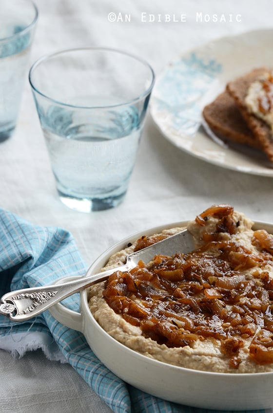 Warm Caramelized Onion + Chickpea Spread