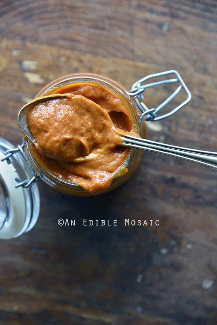 Top View of Easy Low Carb BBQ Sauce Recipe