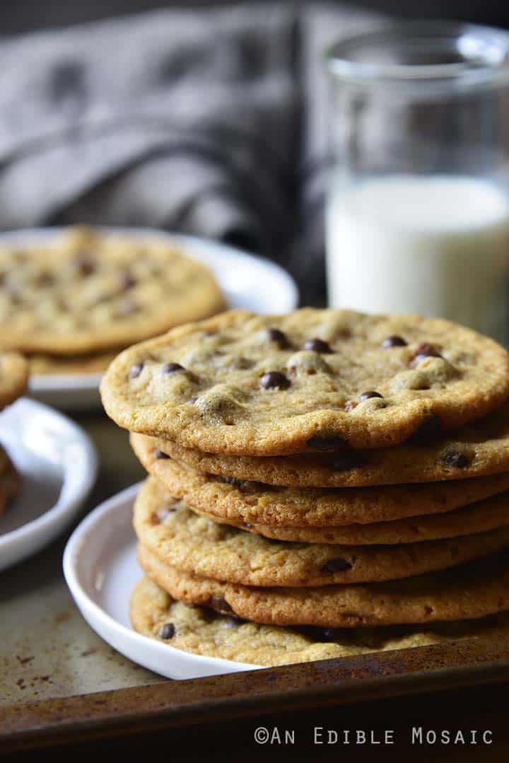 Thin and Crispy Chocolate Malted Milk Ball Cookies