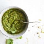 cilantro pesto featured image