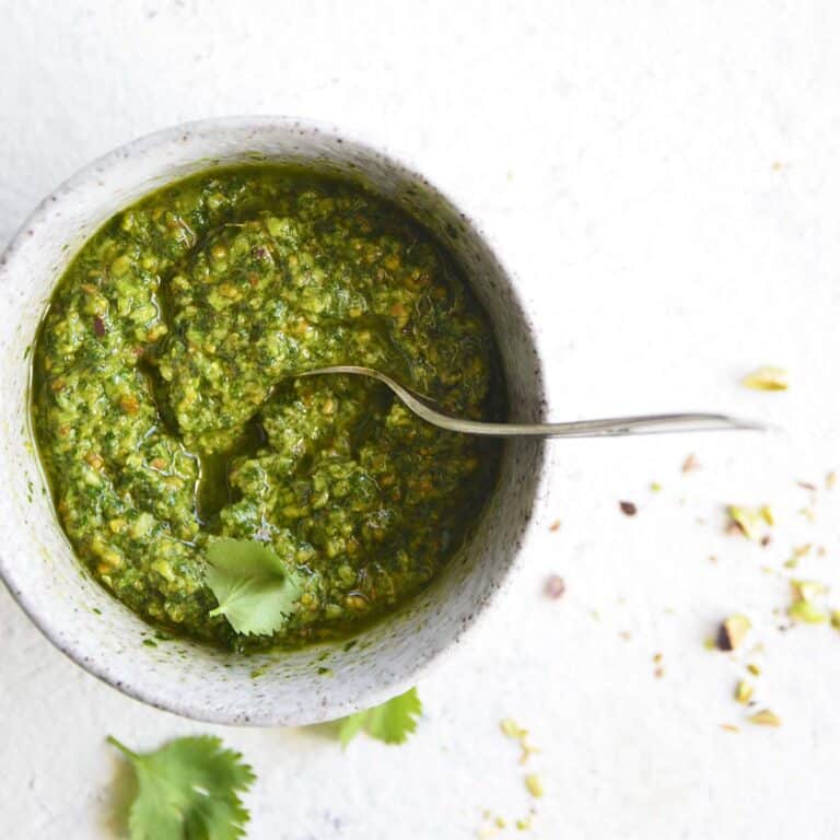 cilantro pesto featured image