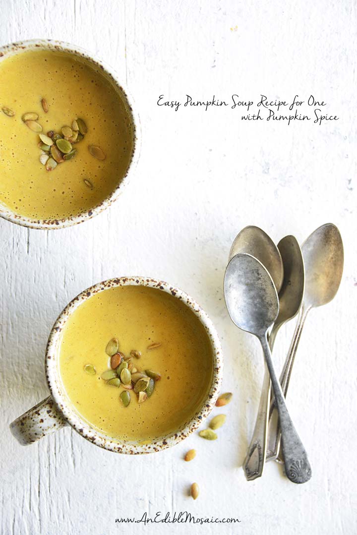 Easy Pumpkin Soup Recipe for One with Pumpkin Spice with Description