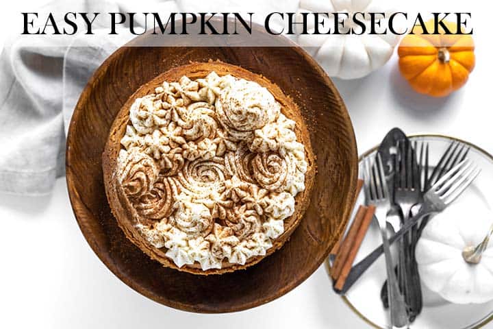 easy pumpkin cheesecake recipe with description