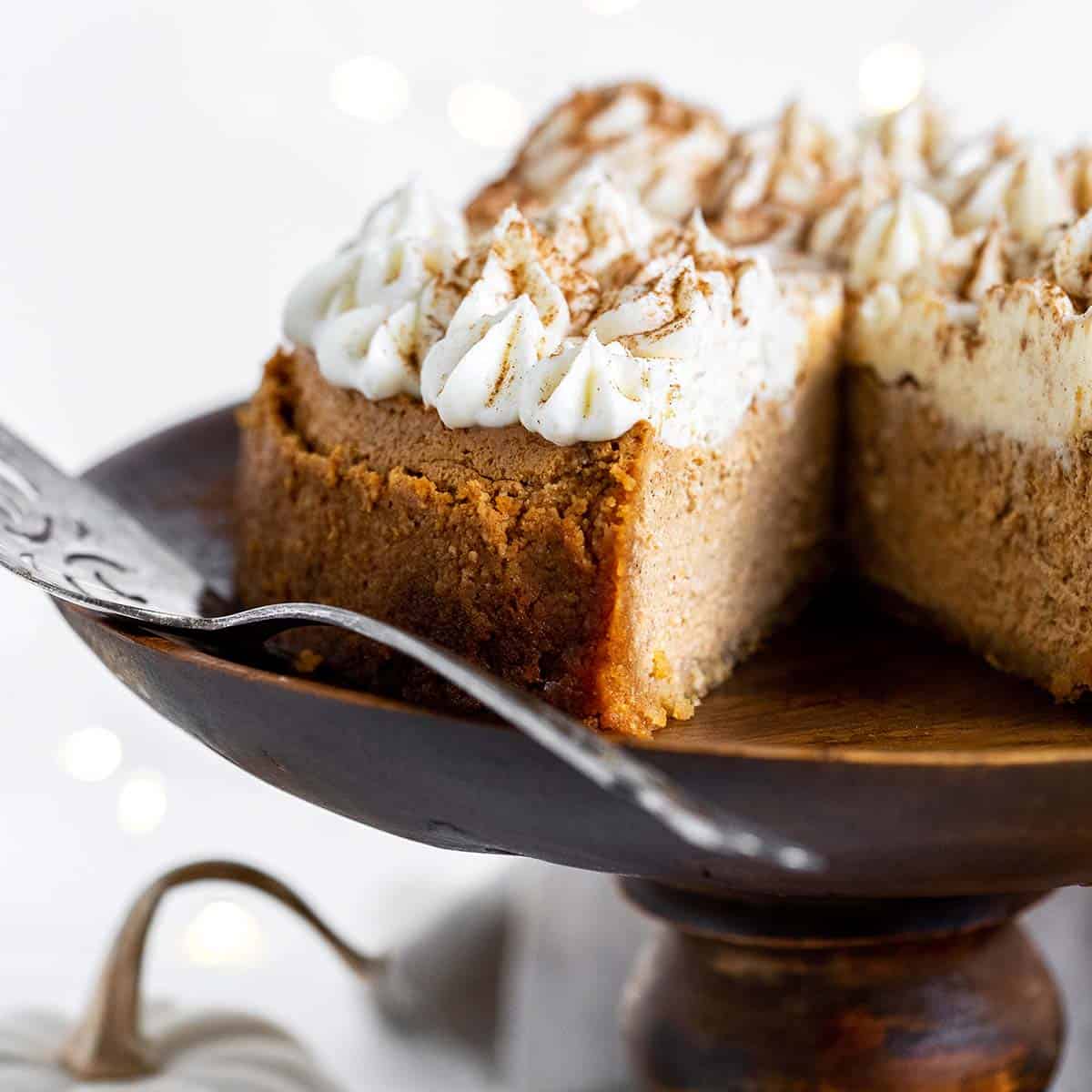 pumpkin cheesecake featured image