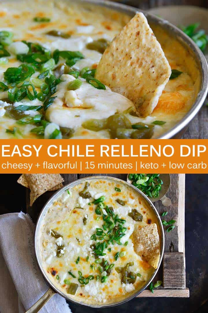 Easy Chile Relleno Dip Recipe Pin