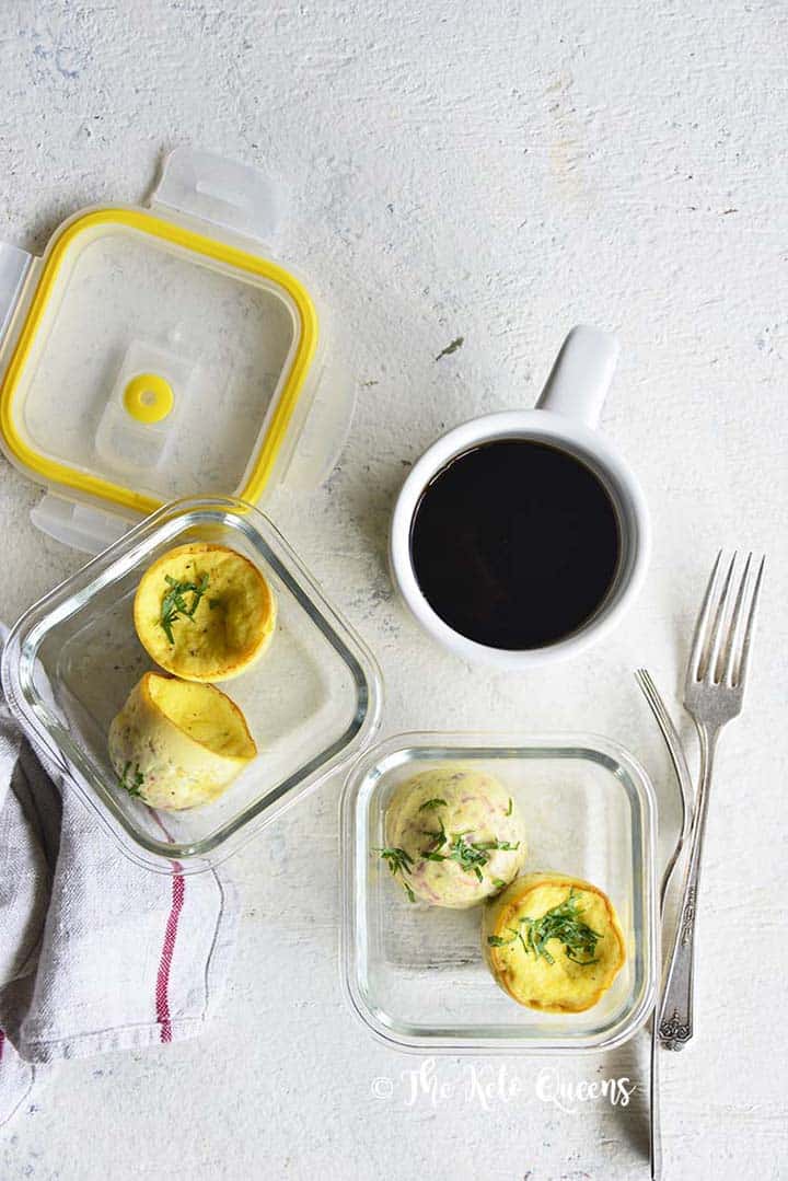 Meal Prepped Instant Pot Sous Vide Egg Bites with Coffee