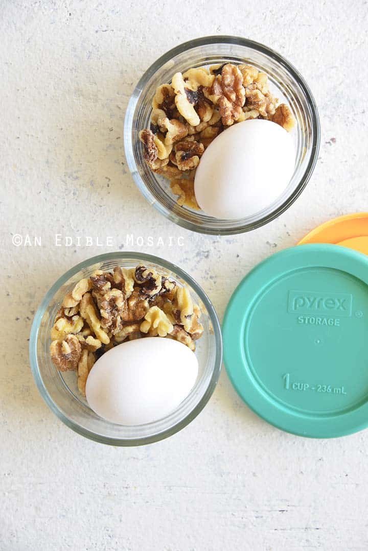 Snack Prep in Glass Containers